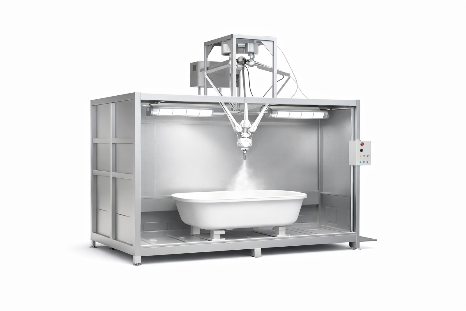 Bathtub Surface Finishing Workstation