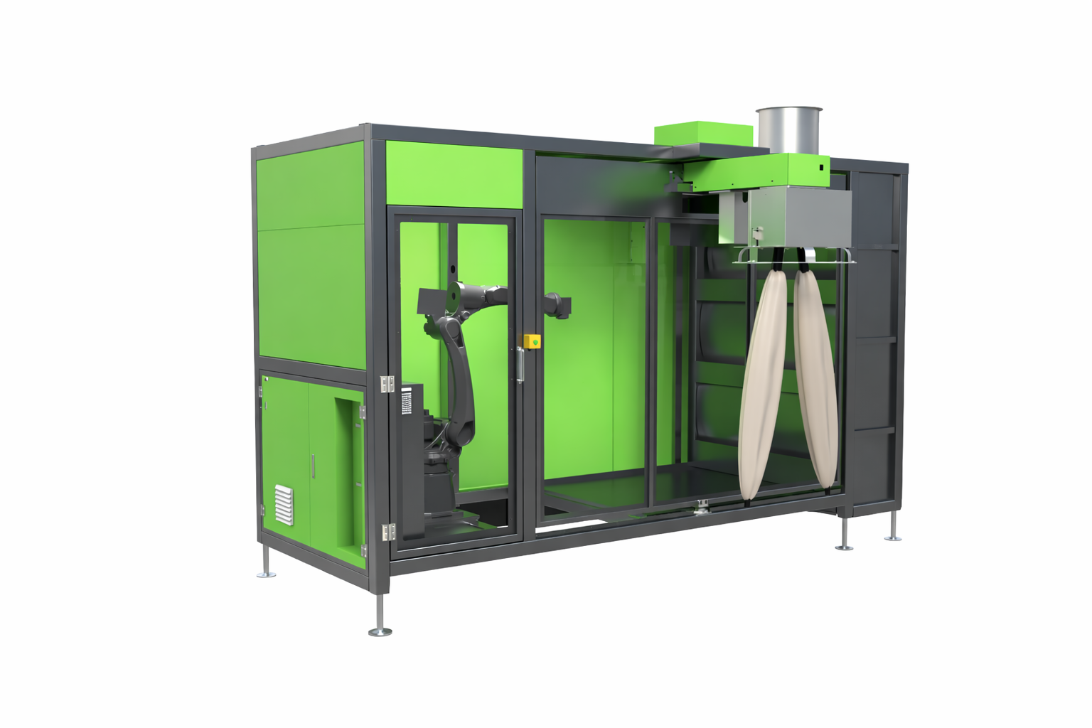 Denim Finishing Spraying Workstation