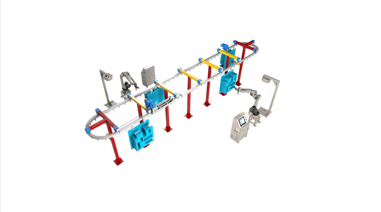 Overhead Conveyor Finishing Line