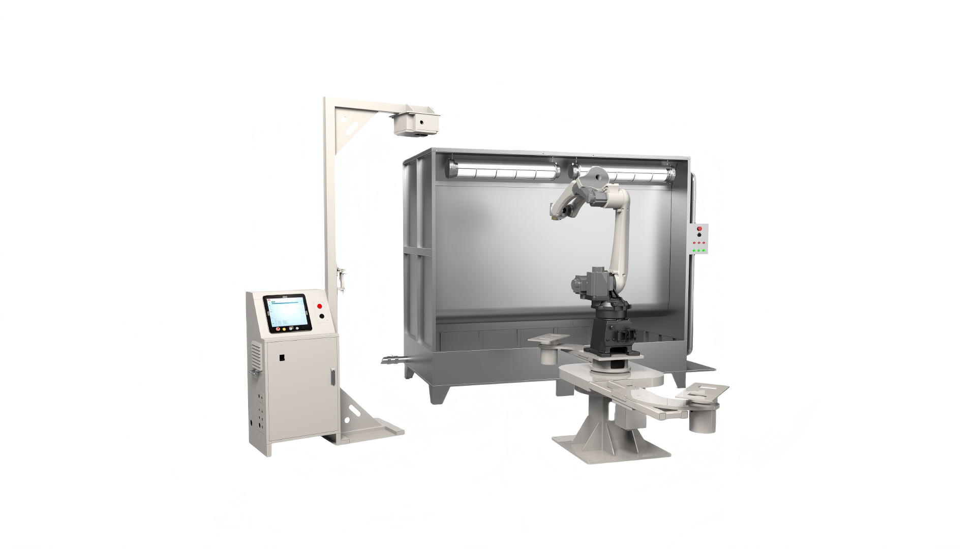 Turntable Robotic Spraying Cell